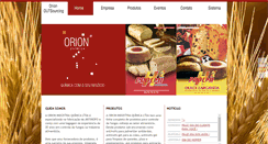 Desktop Screenshot of orionquimica.com.br